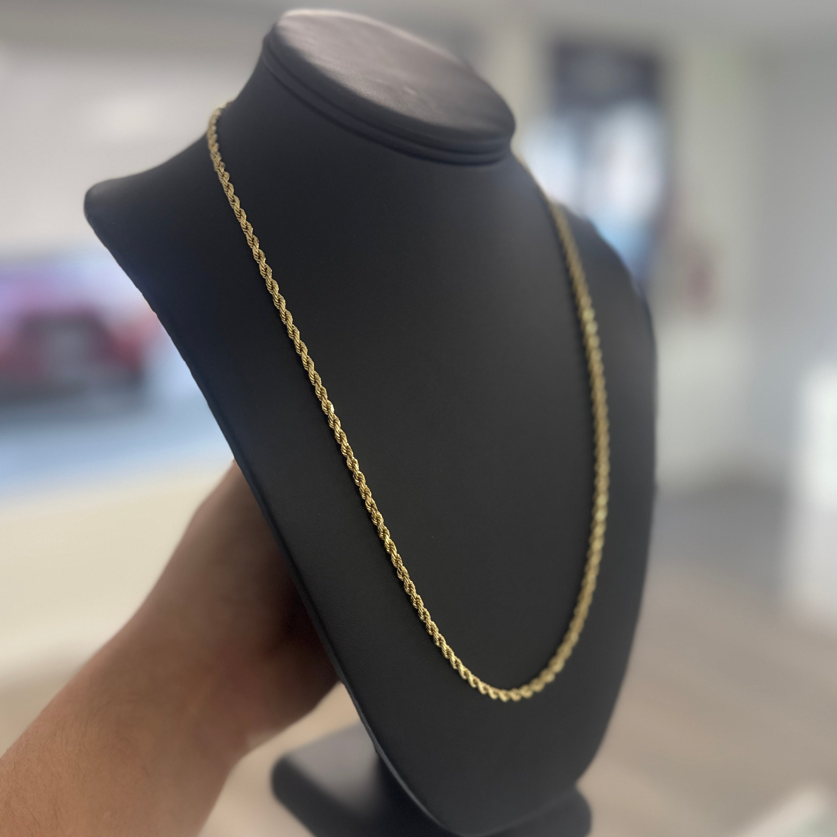 14k Gold 3mm Rope Chain
