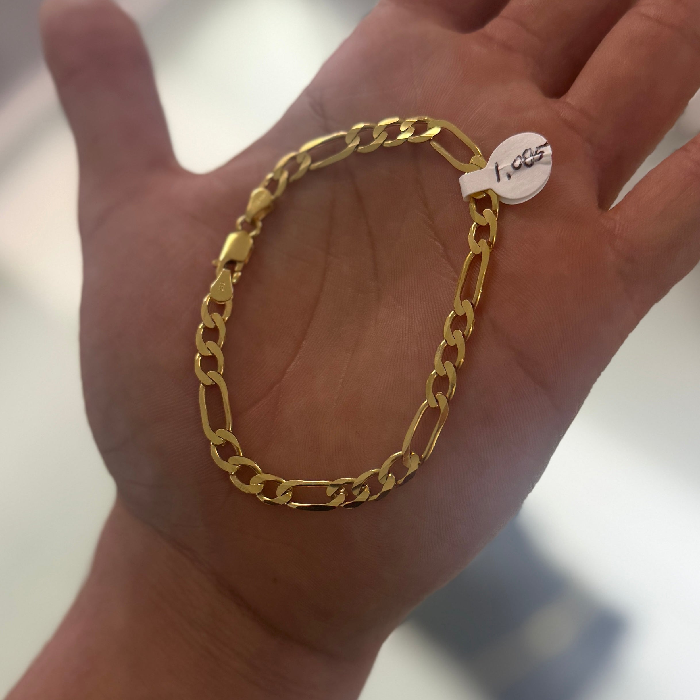 10k Figaro Bracelet