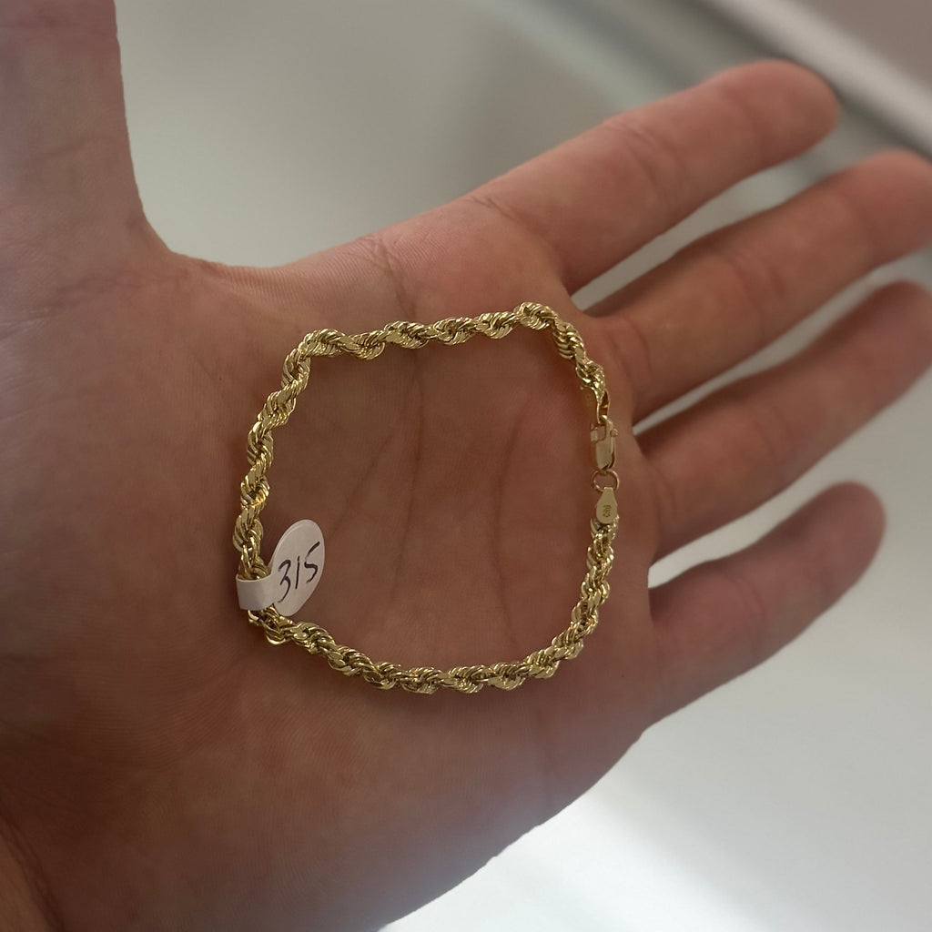 10k Rope Bracelet