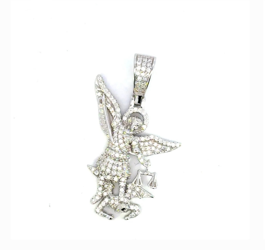 Moissanite St.Michael Pendant