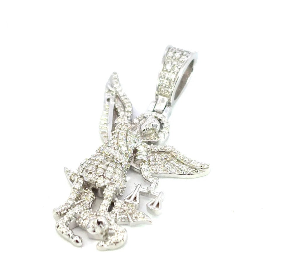 Moissanite St.Michael Pendant