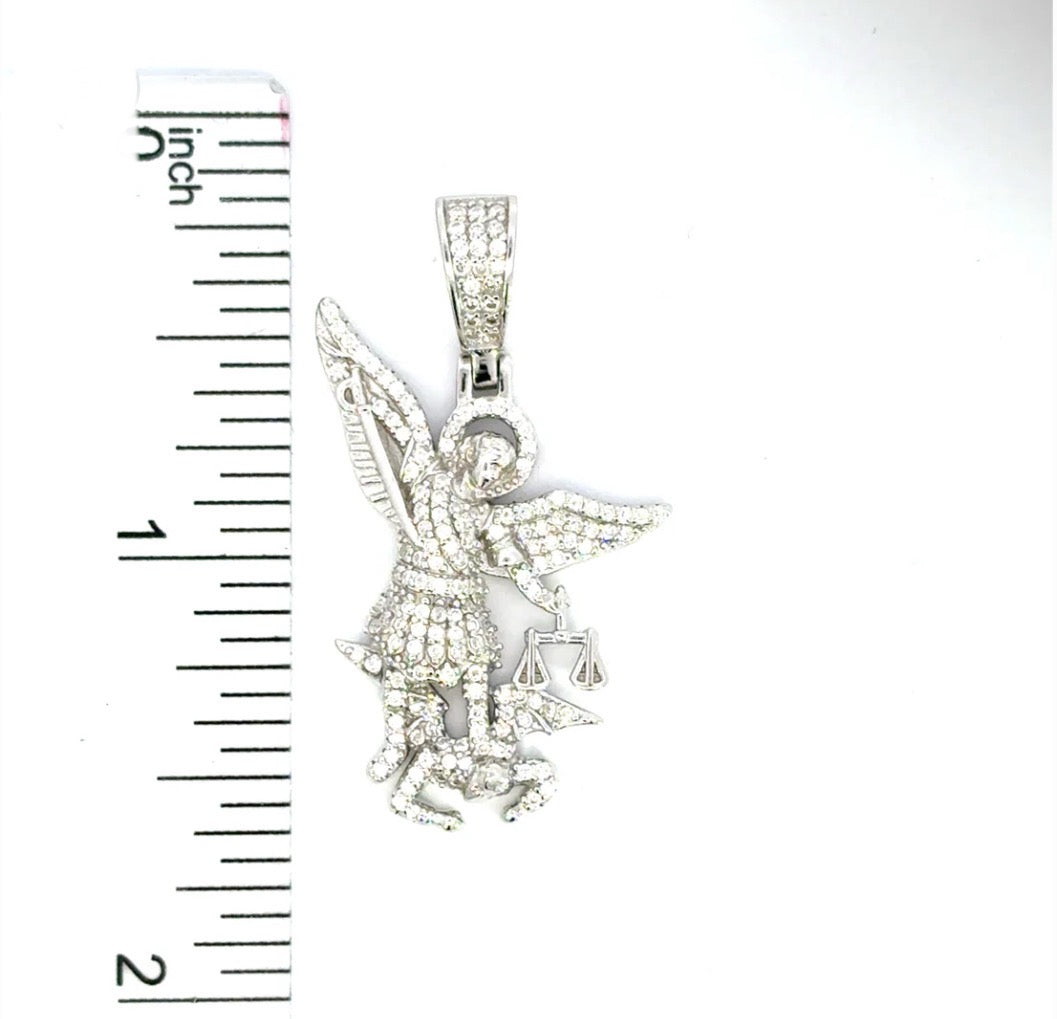 Moissanite St.Michael Pendant