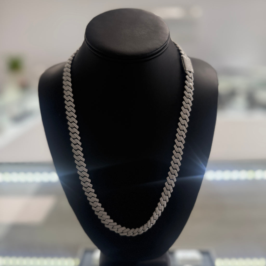 10mm Moissanite Chain