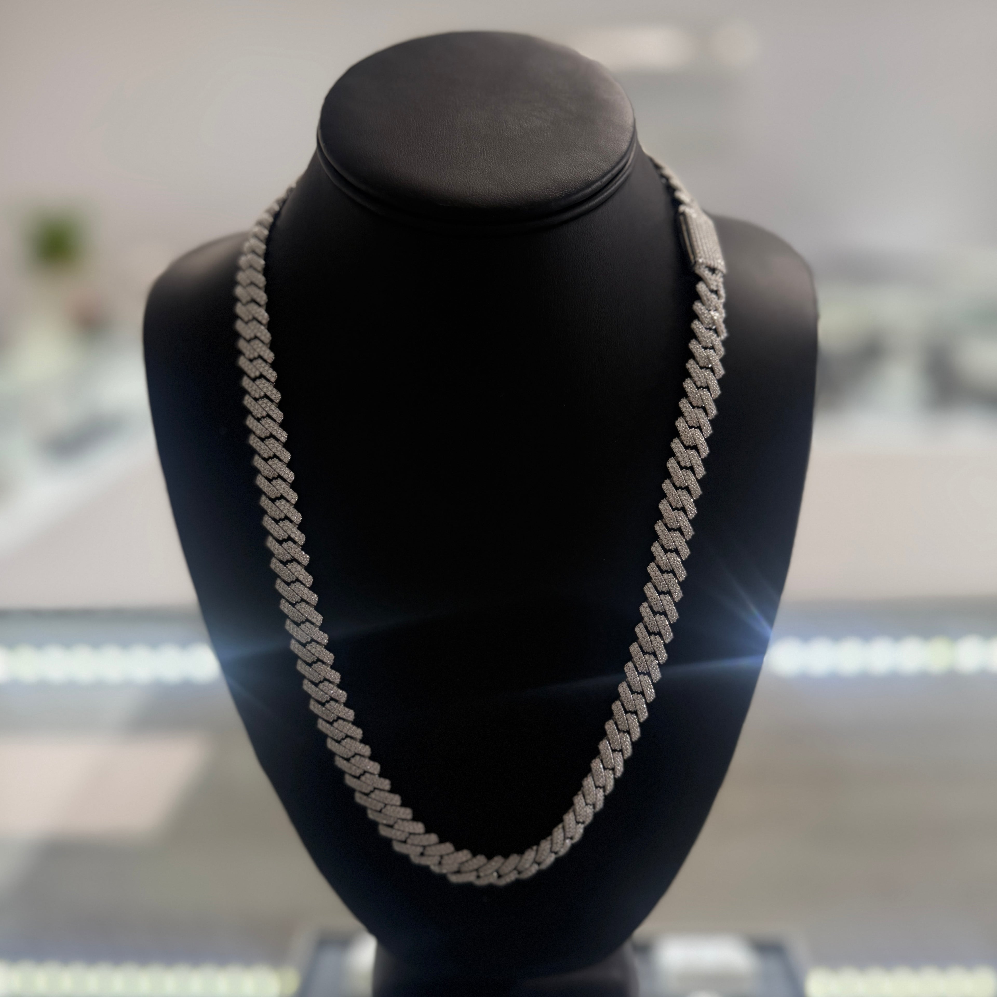 10mm Moissanite Chain