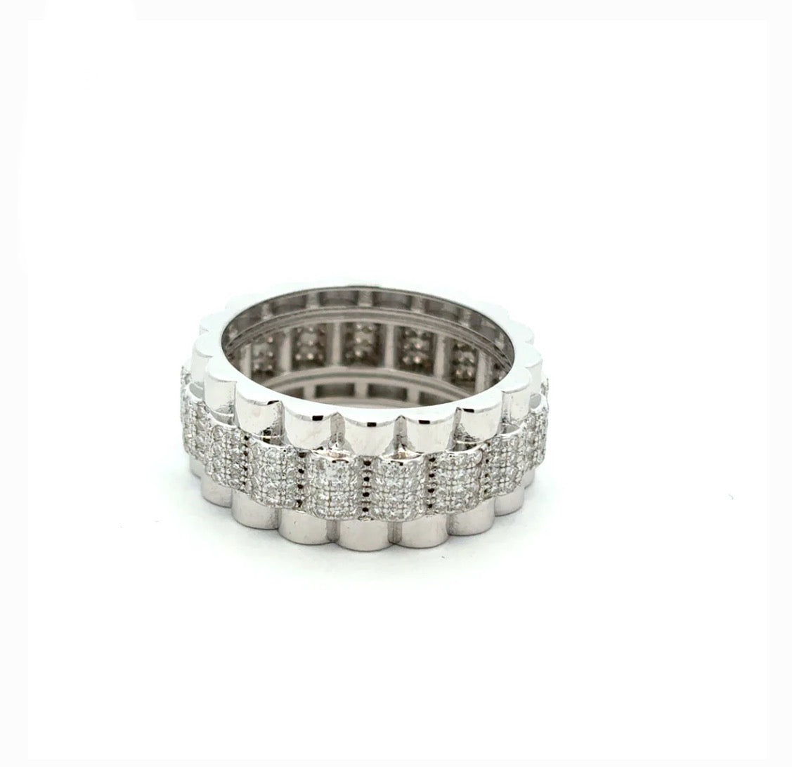 Moissanite Watchstyle  Band