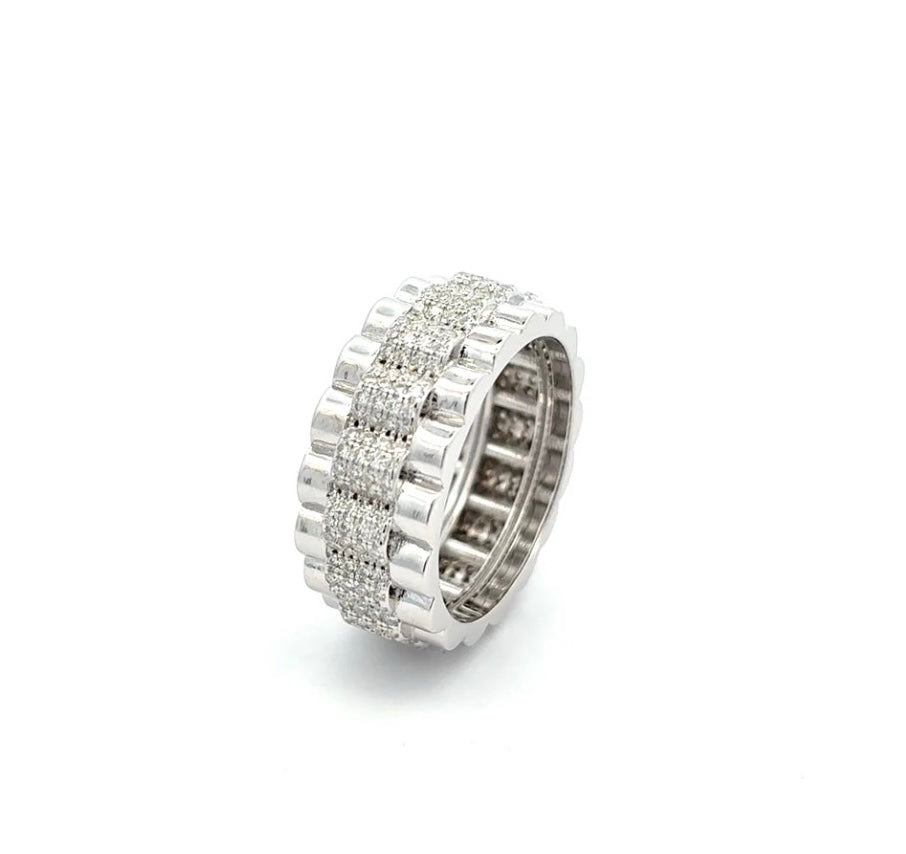 Moissanite Watchstyle  Band