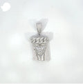 Moissanite Jesus Face Pendant
