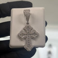 Gothic CZ Cross Pendant
