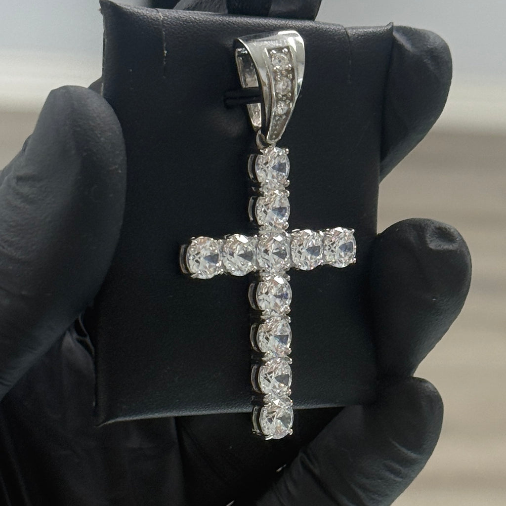 Crystal Cz Cross Pendant