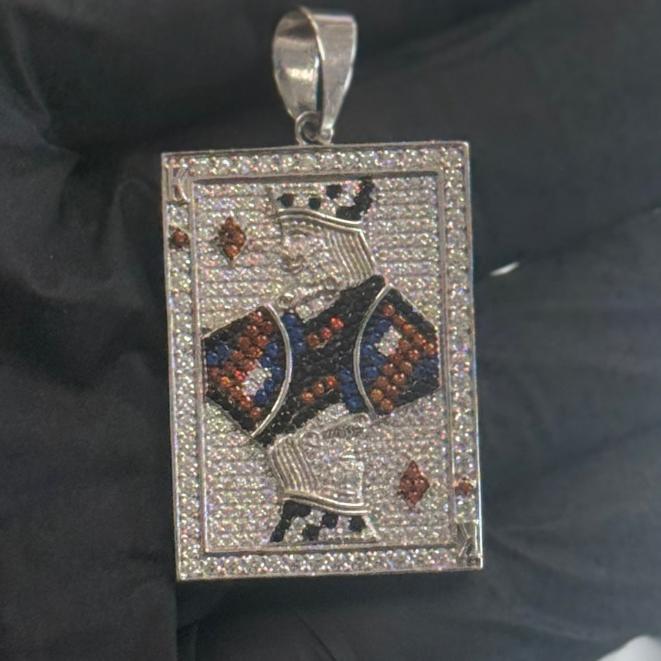 King Card Pendant
