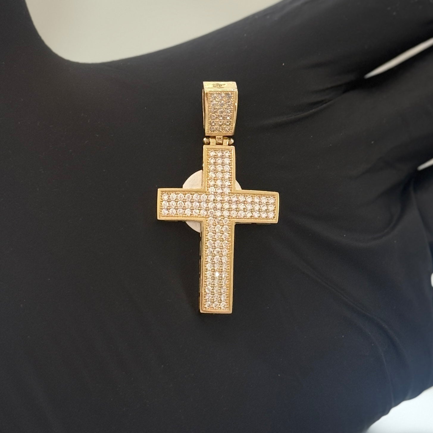 14k Gold Small Cross Pendant