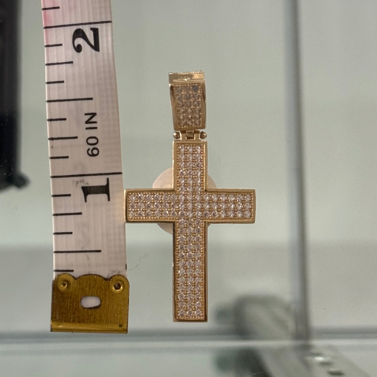 14k Gold Small Cross Pendant