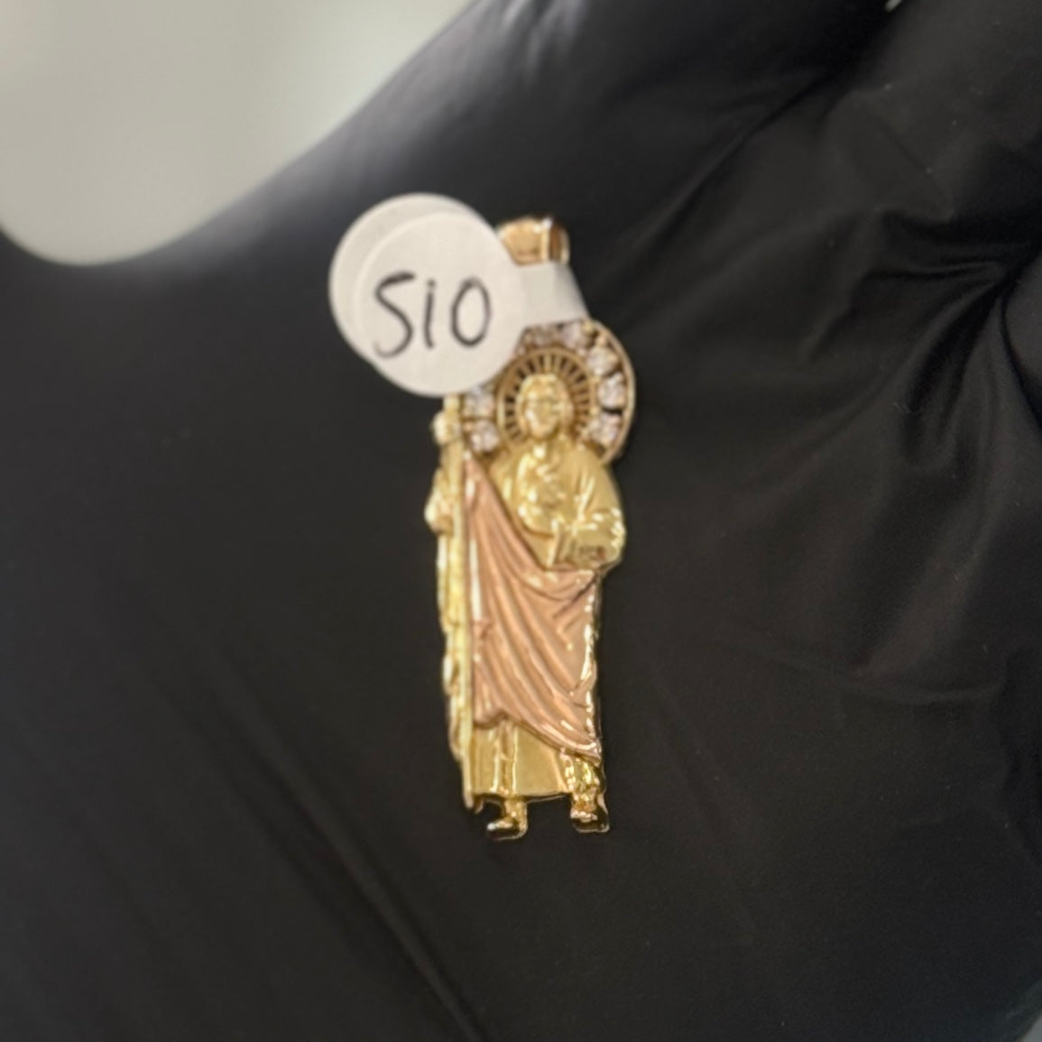 14k 2-Gold San Judas Pendant
