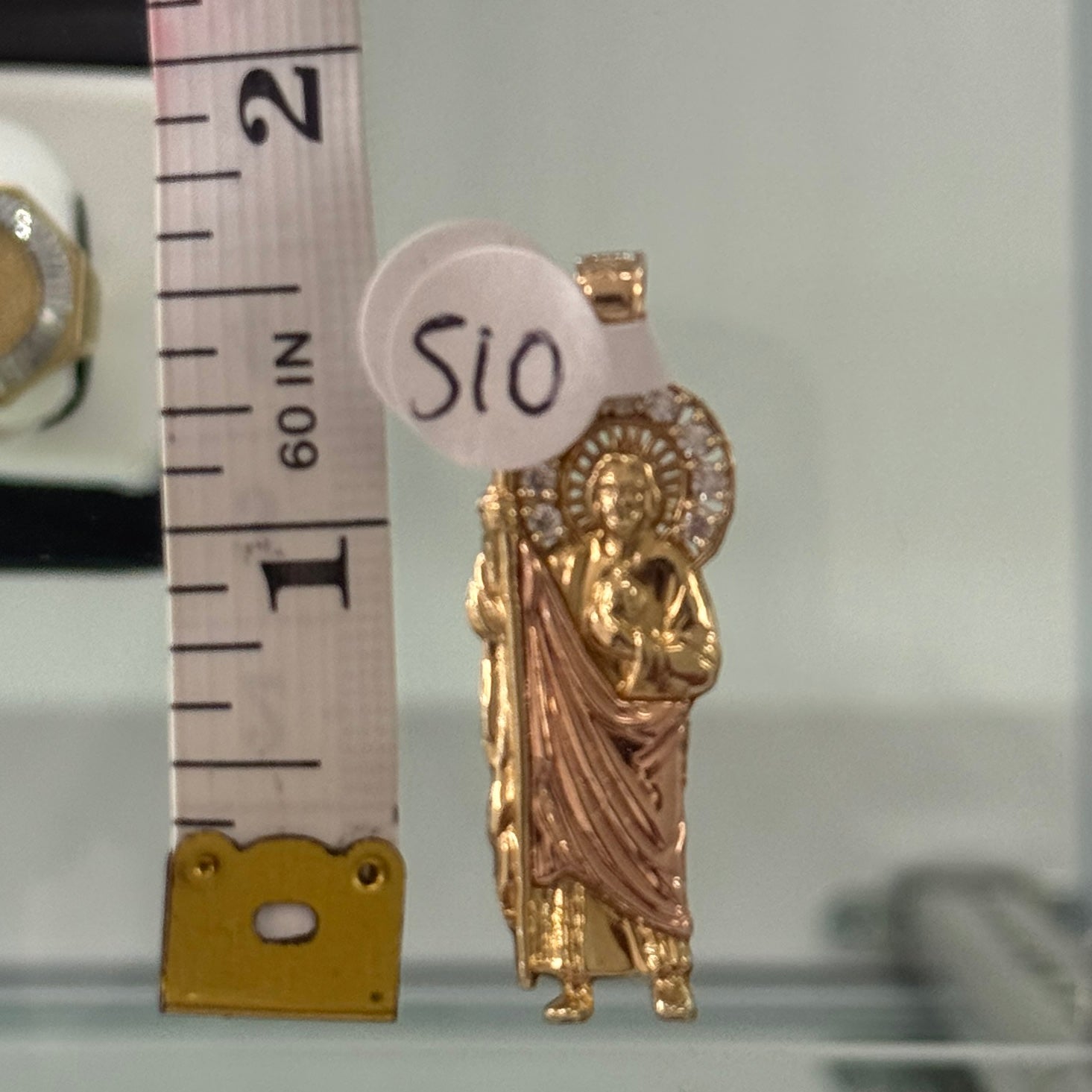 14k 2-Gold San Judas Pendant