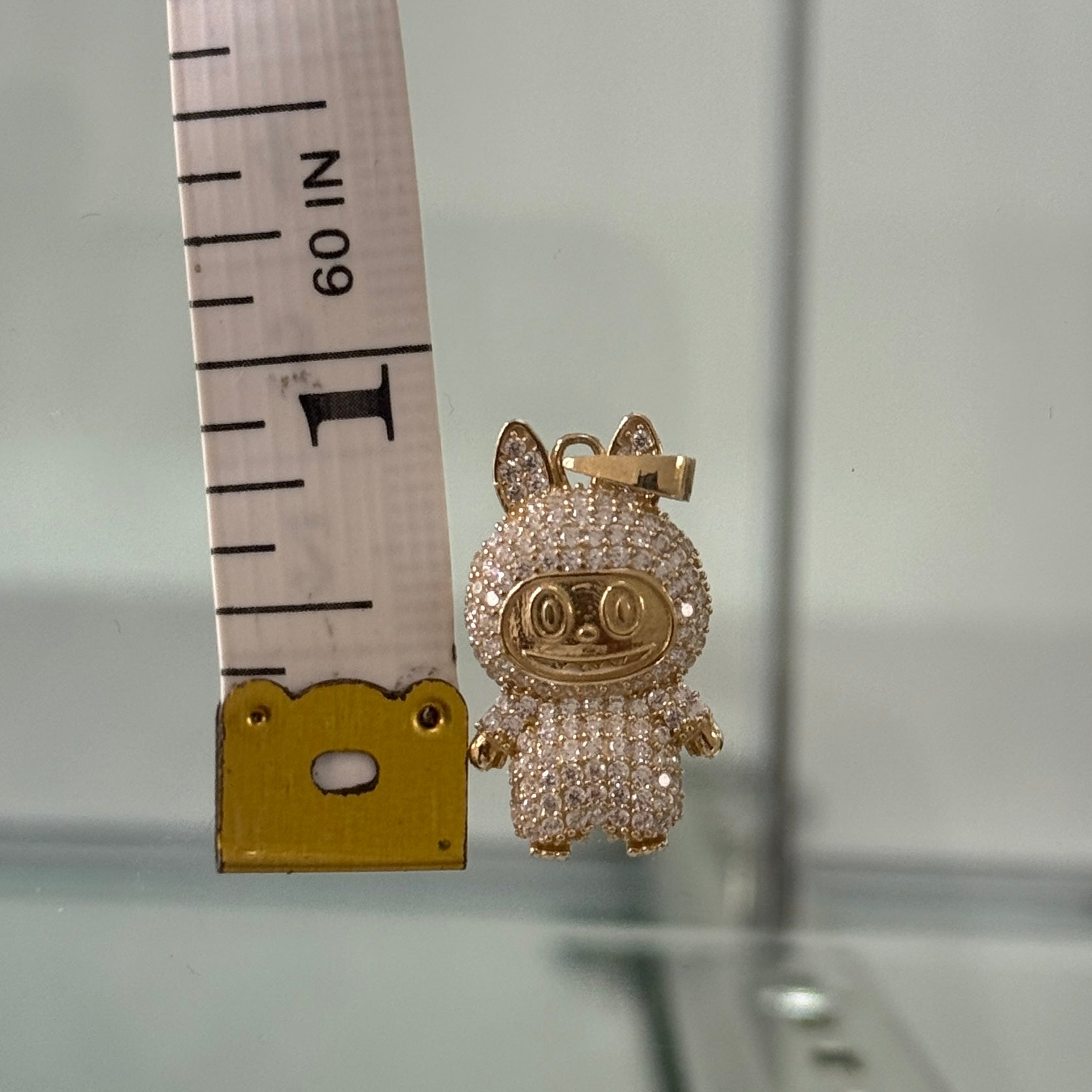 10k Gold Labubu Pendant