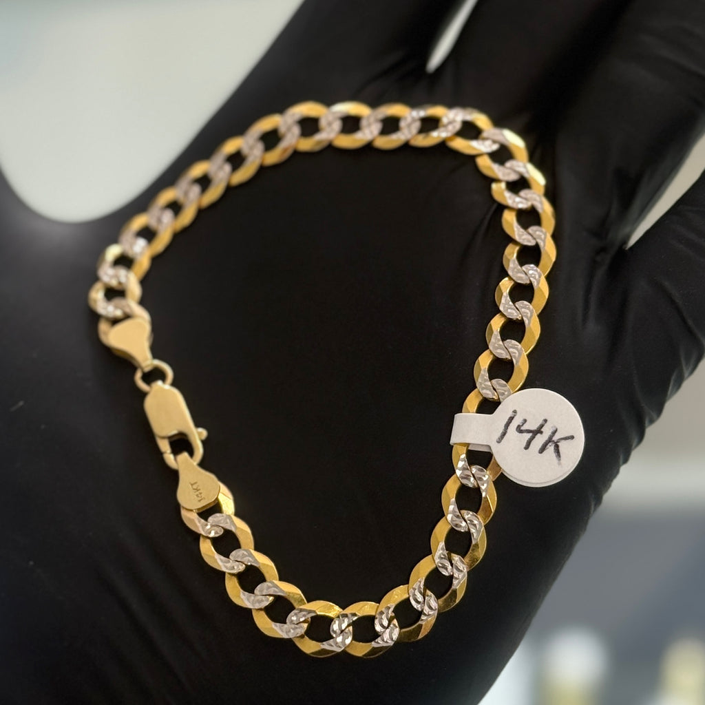 14k Gold Two-Tone Bracelet