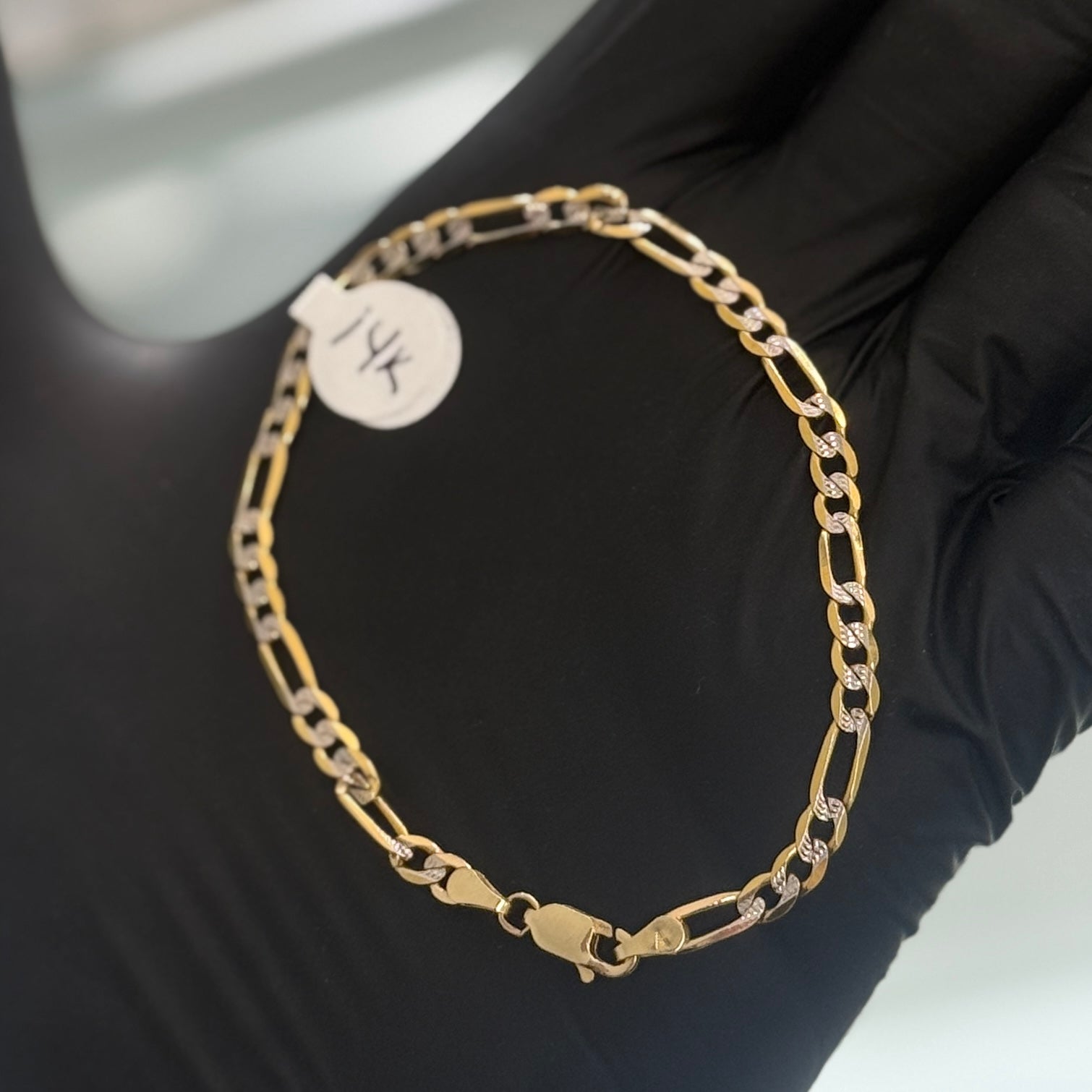 14K Gold Two Tone Bracelet