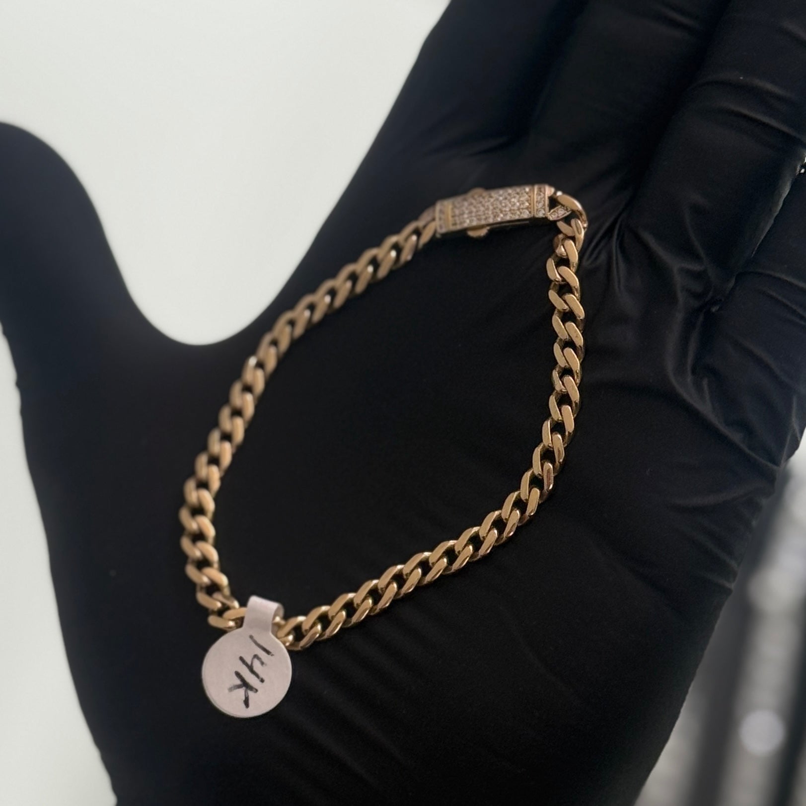 14k Gold 5mm Monaco Bracelet