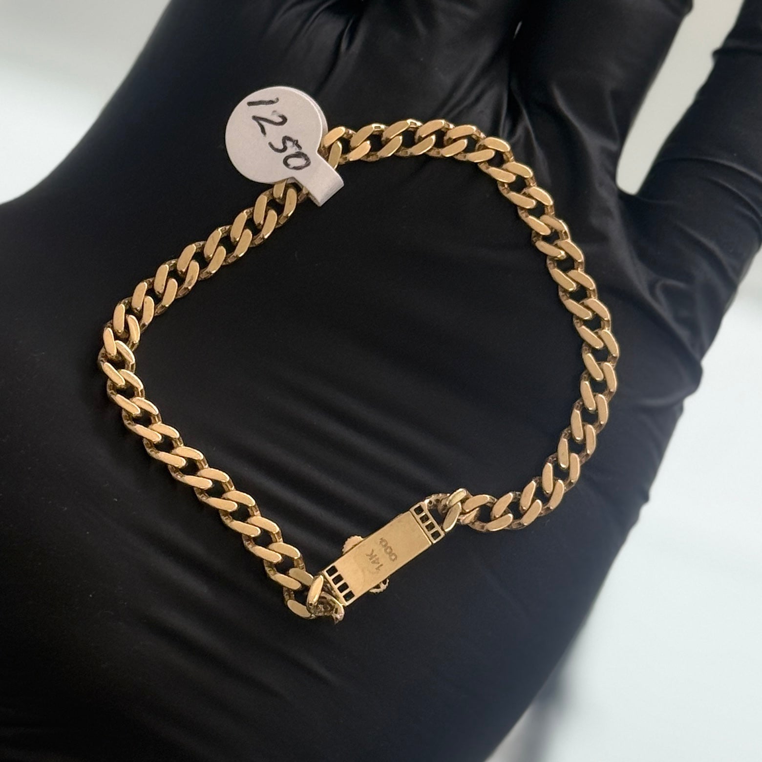 14k Gold 5mm Monaco Bracelet