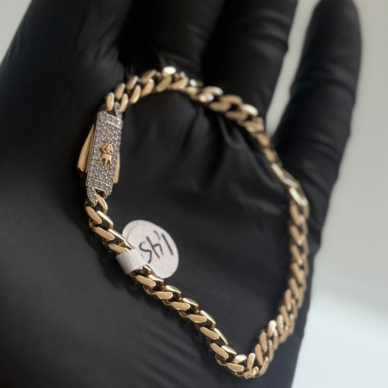 14k Gold 5mm Monaco Bracelet