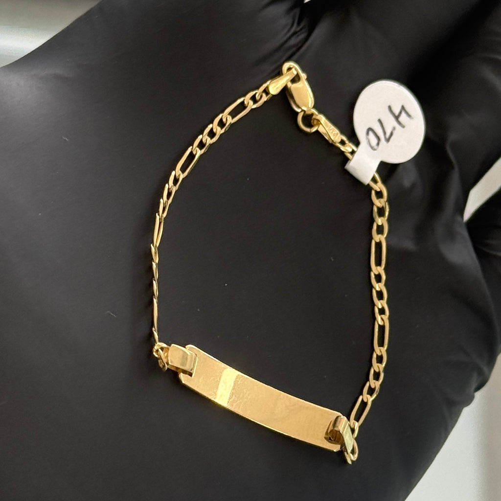 14k Gold Figaro Baby Bracelet