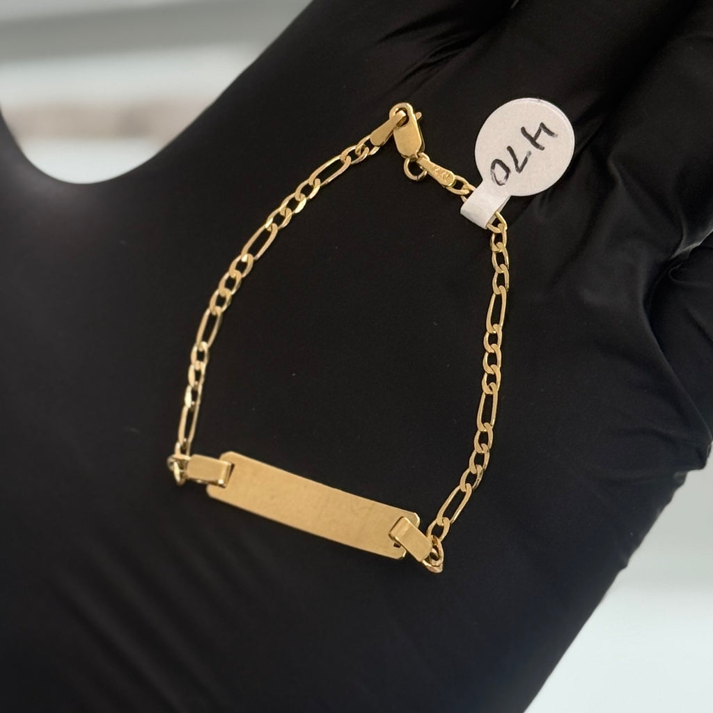 14k Gold Figaro Baby Bracelet