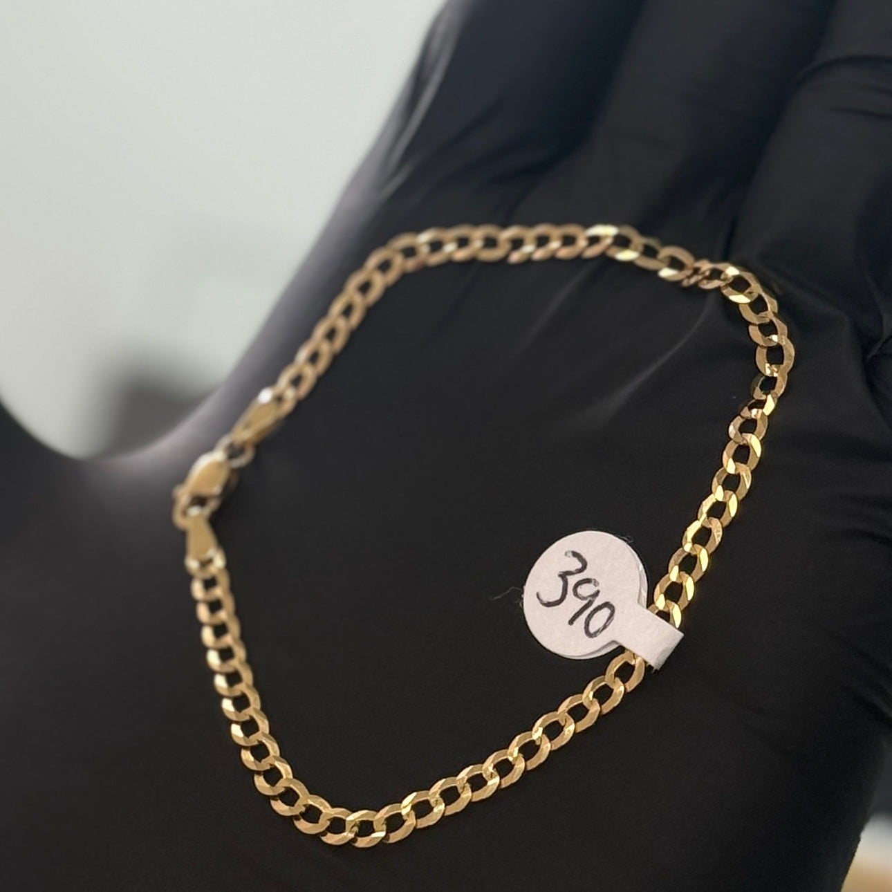 10k Gold 4mm Cuban Bracelet