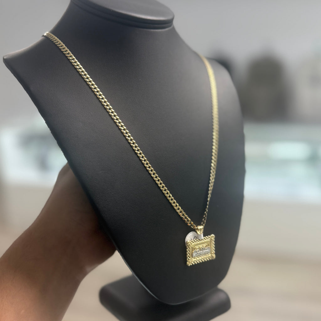 14k Gold Cuban Last Supper Set