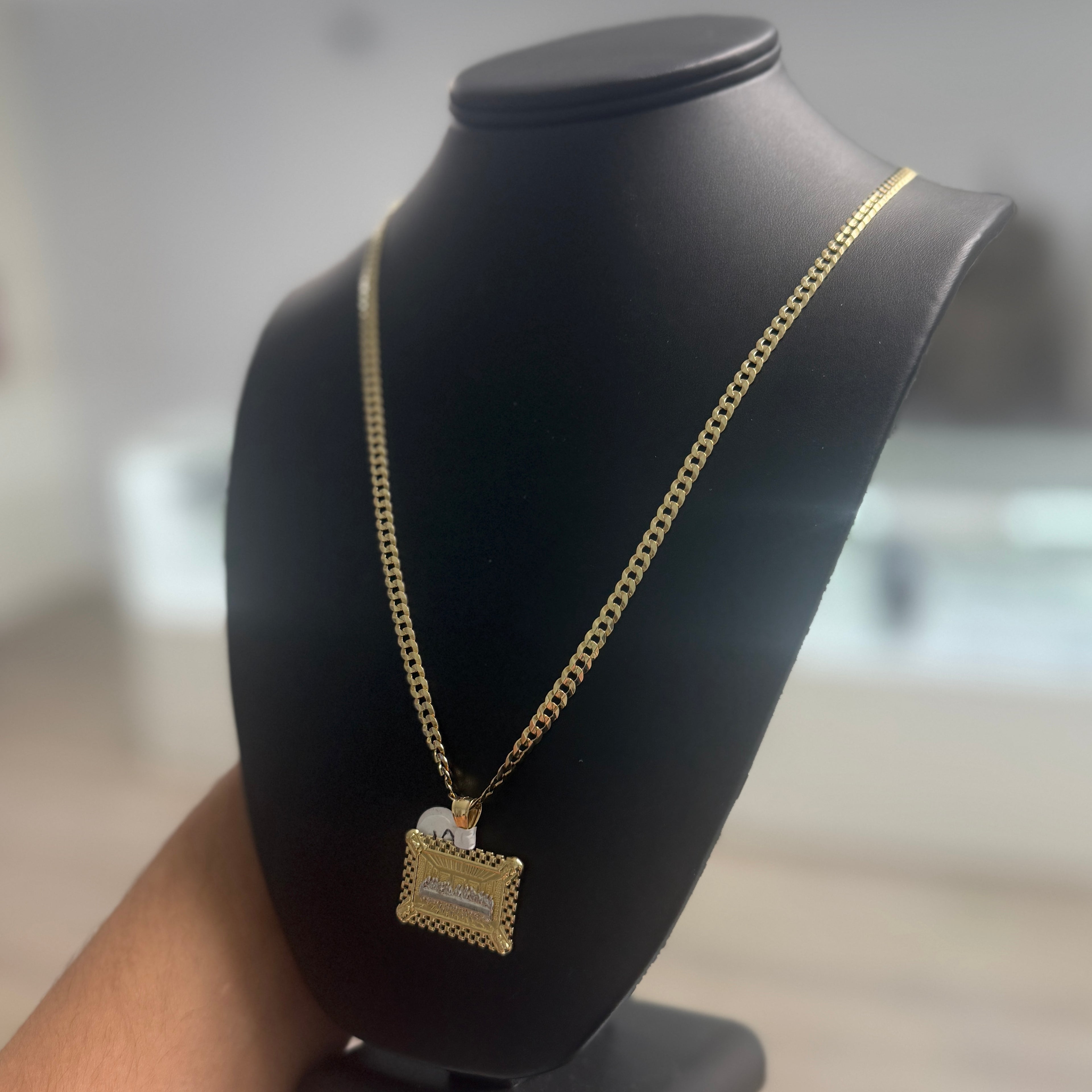 14k Gold Cuban Last Supper Set