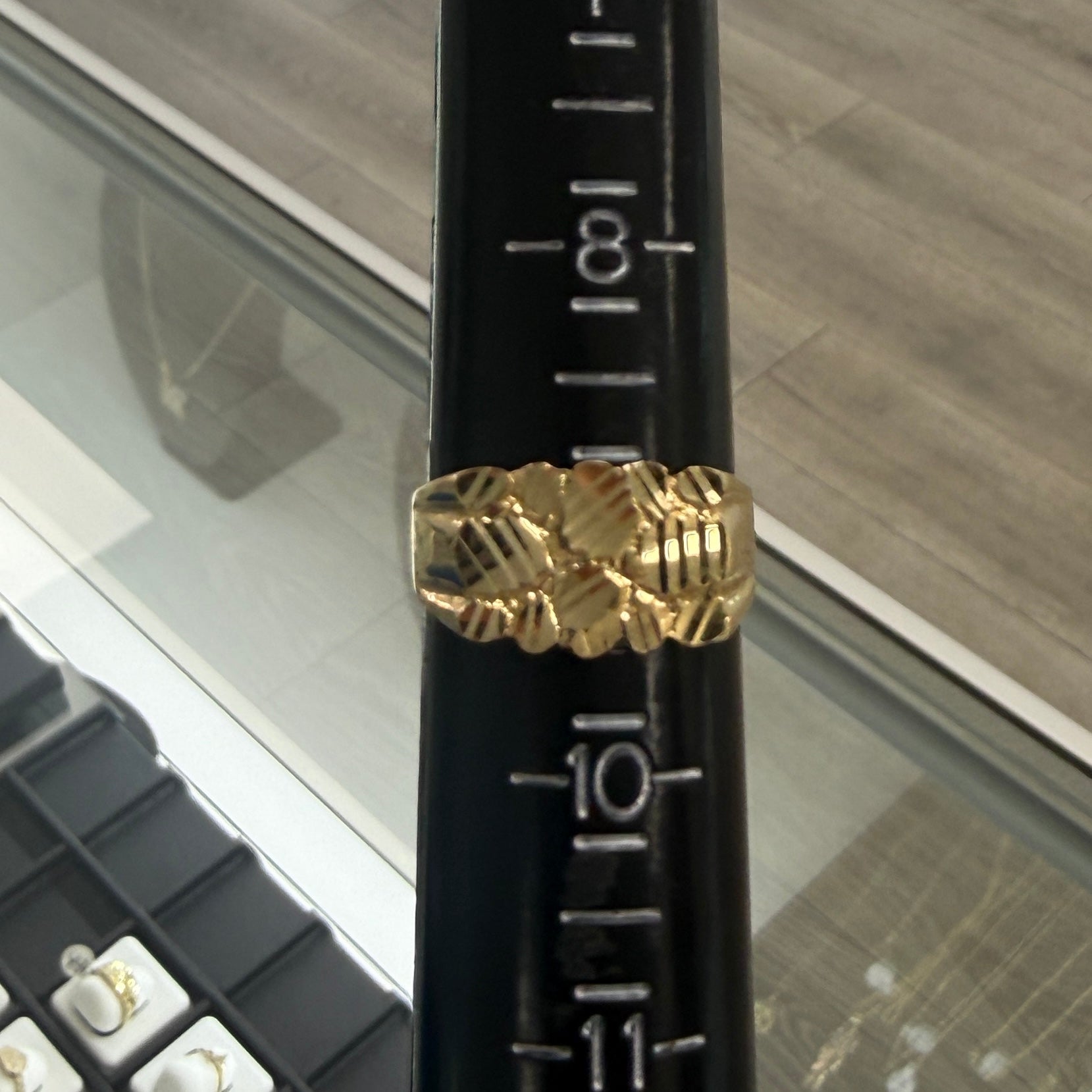 14k Gold Nugget Ring