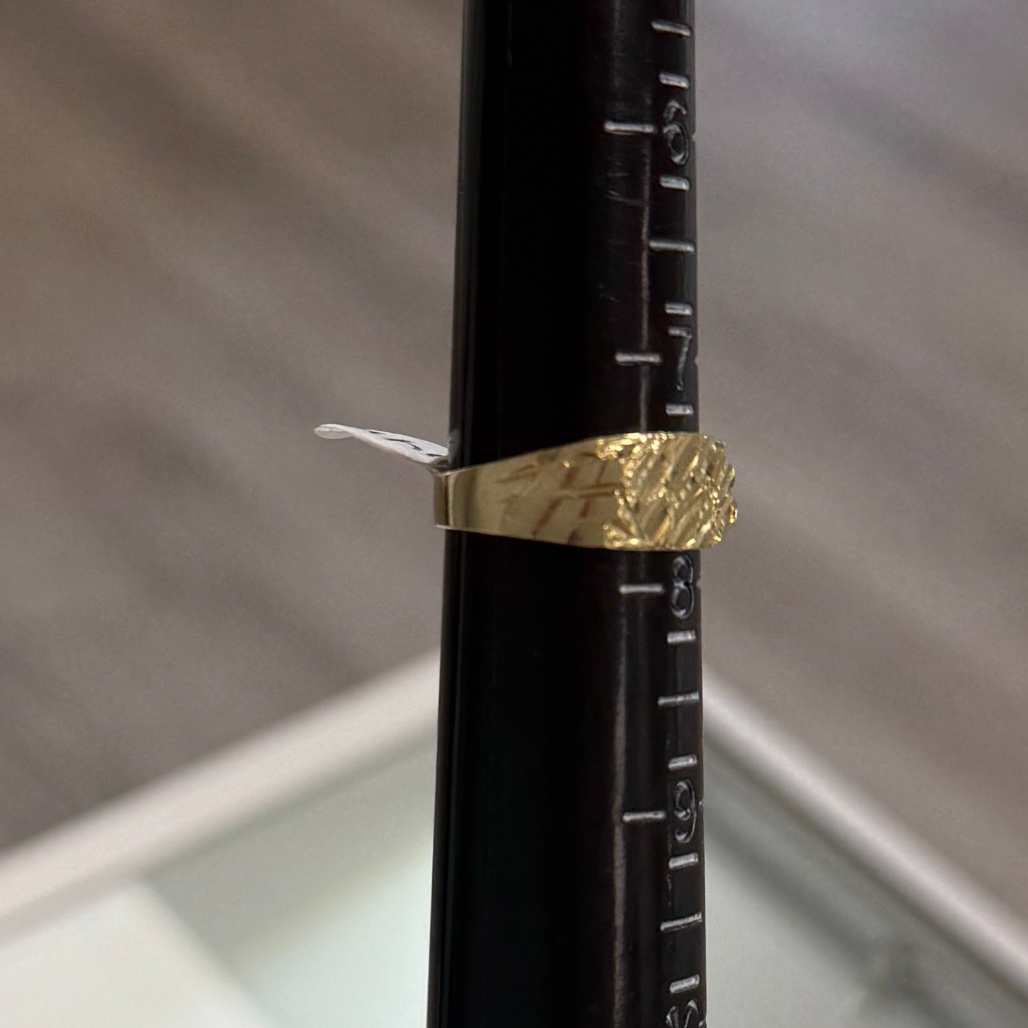 14k Gold Nugget Pinky Ring