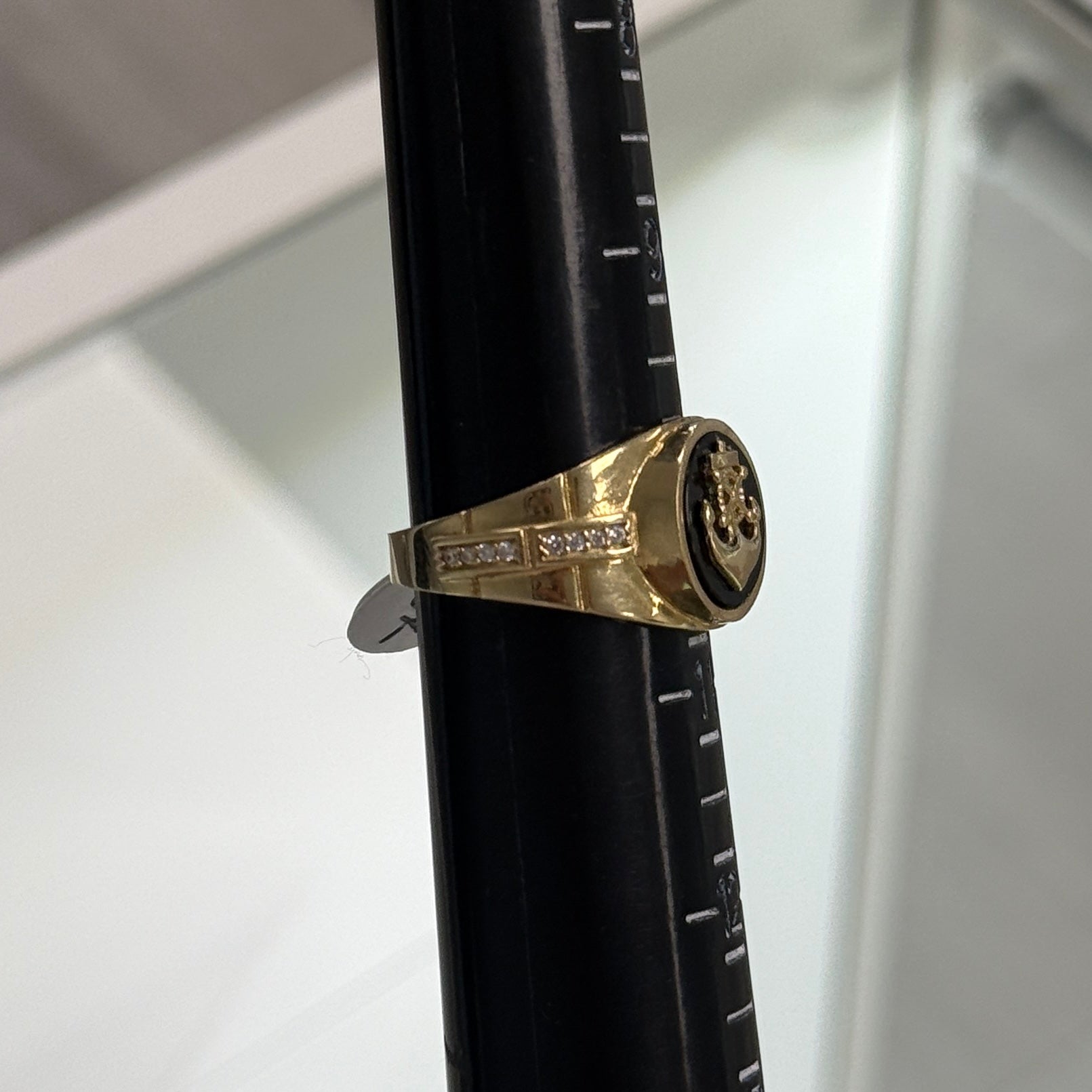 10k Gold Anchor Ring