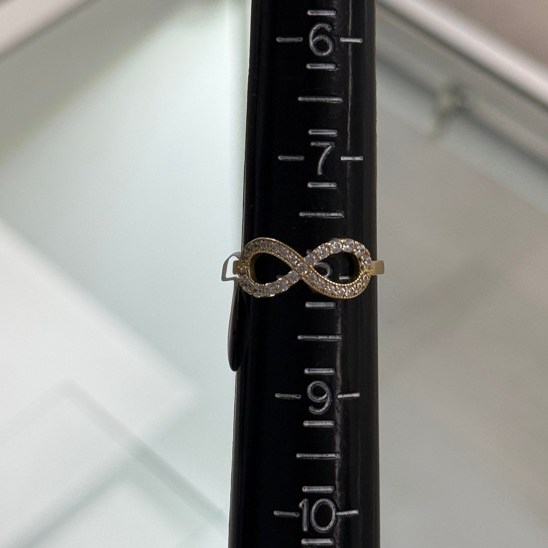 14k Gold Infinity Ring