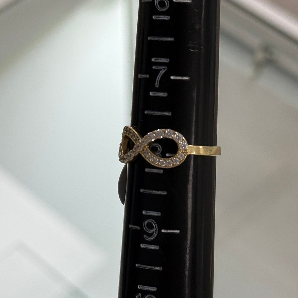 14k Gold Infinity Ring