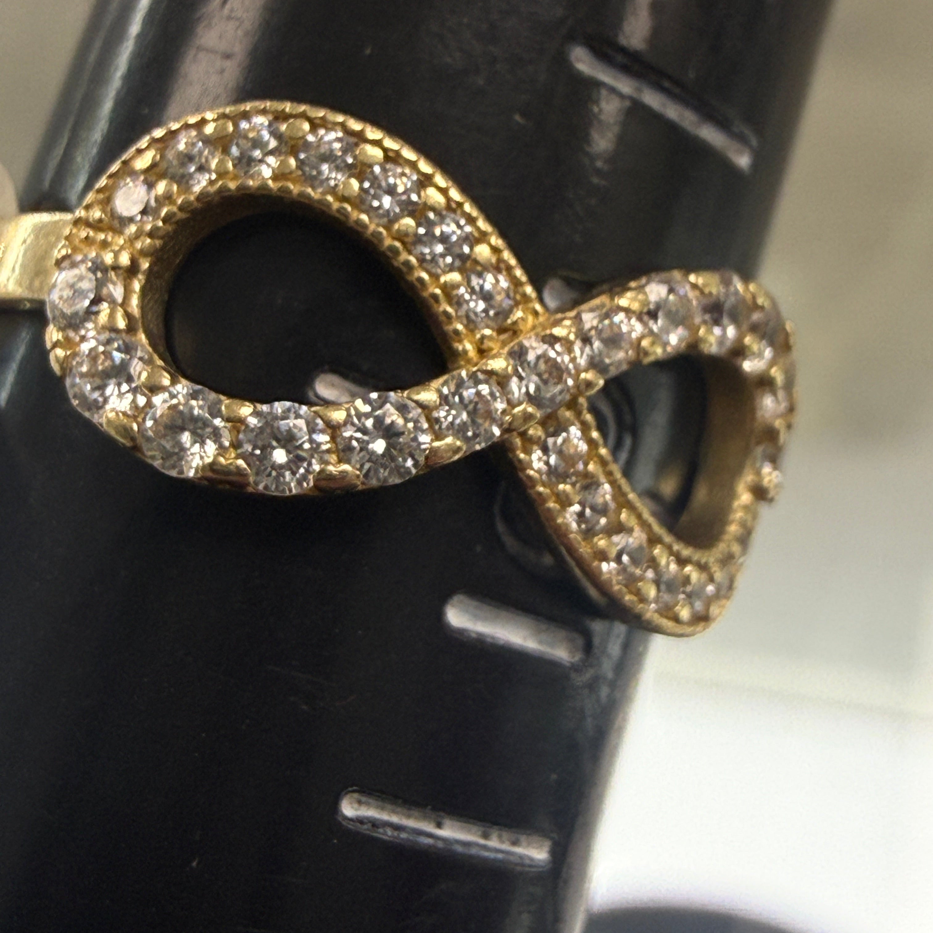 14k Gold Infinity Ring