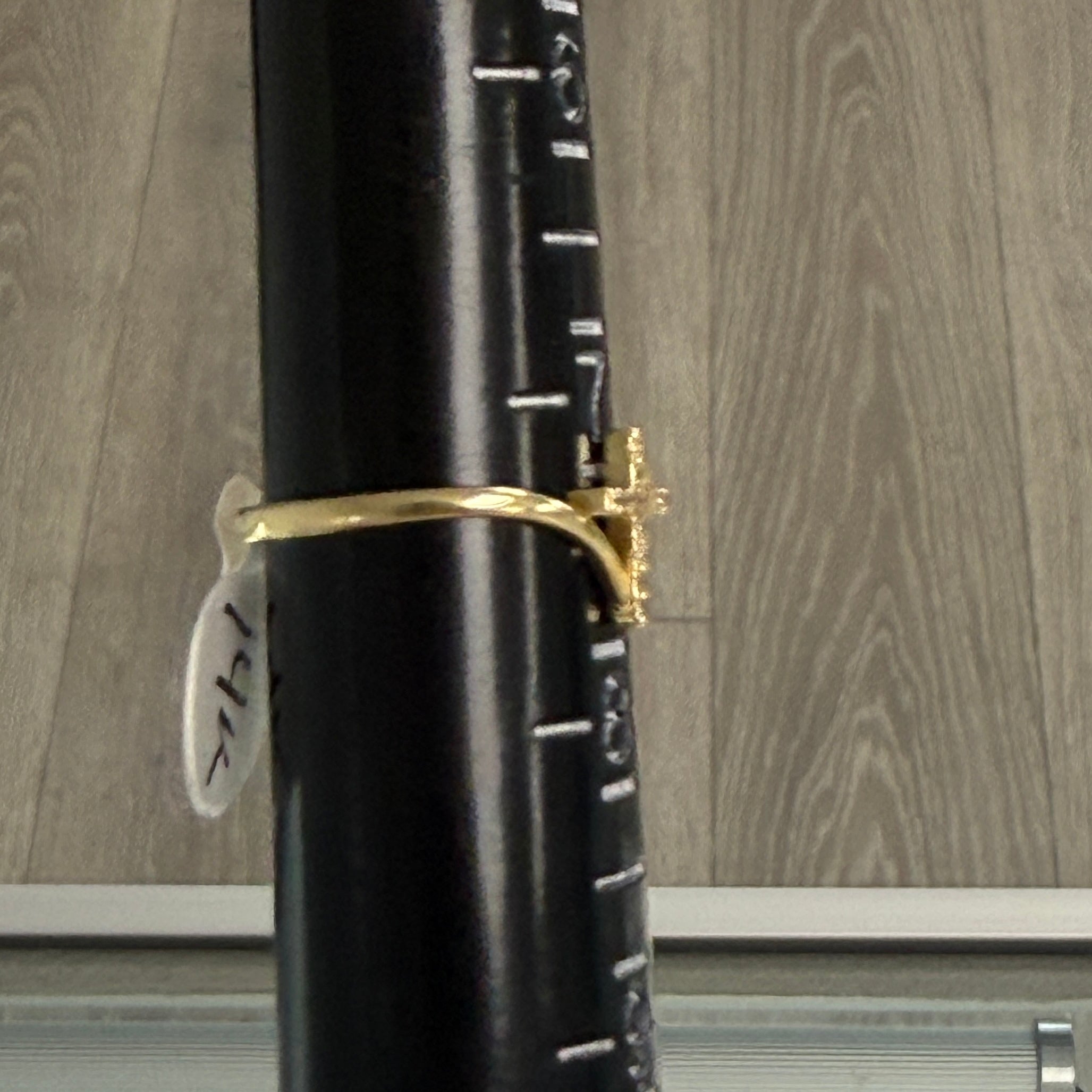 14k Gold Cross Women Ring