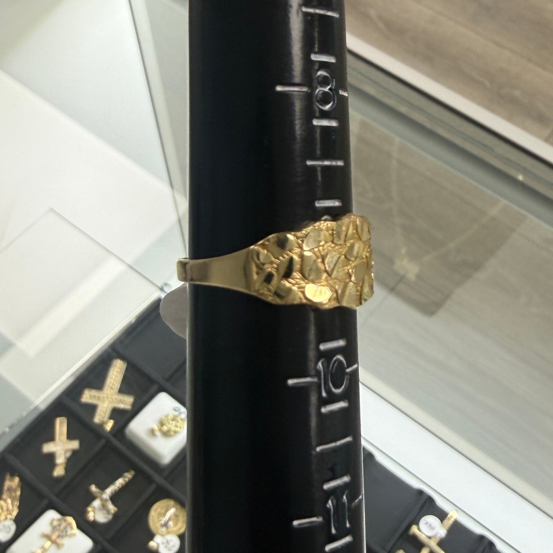 14k Gold Nugget Ring
