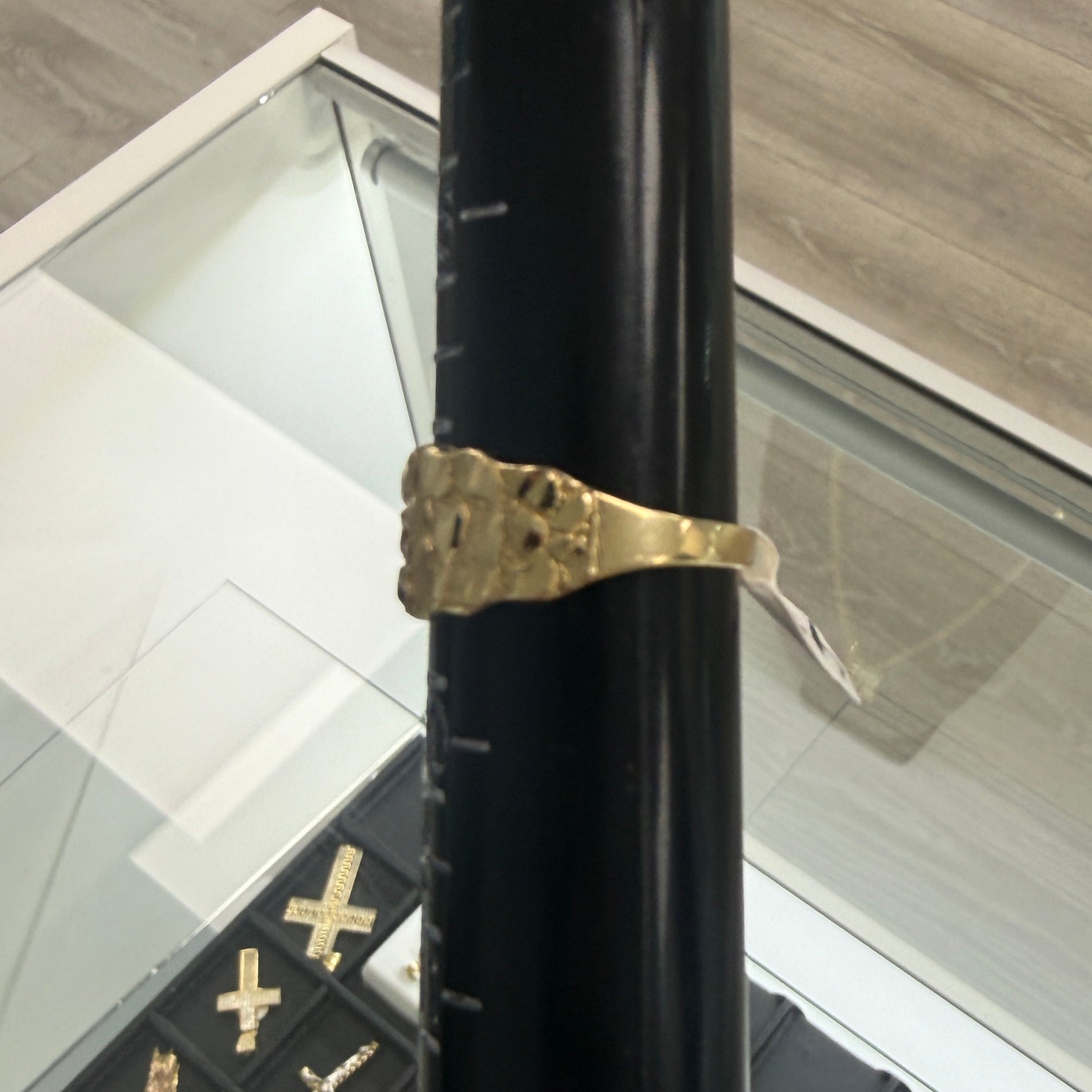 14k Gold Nugget Ring