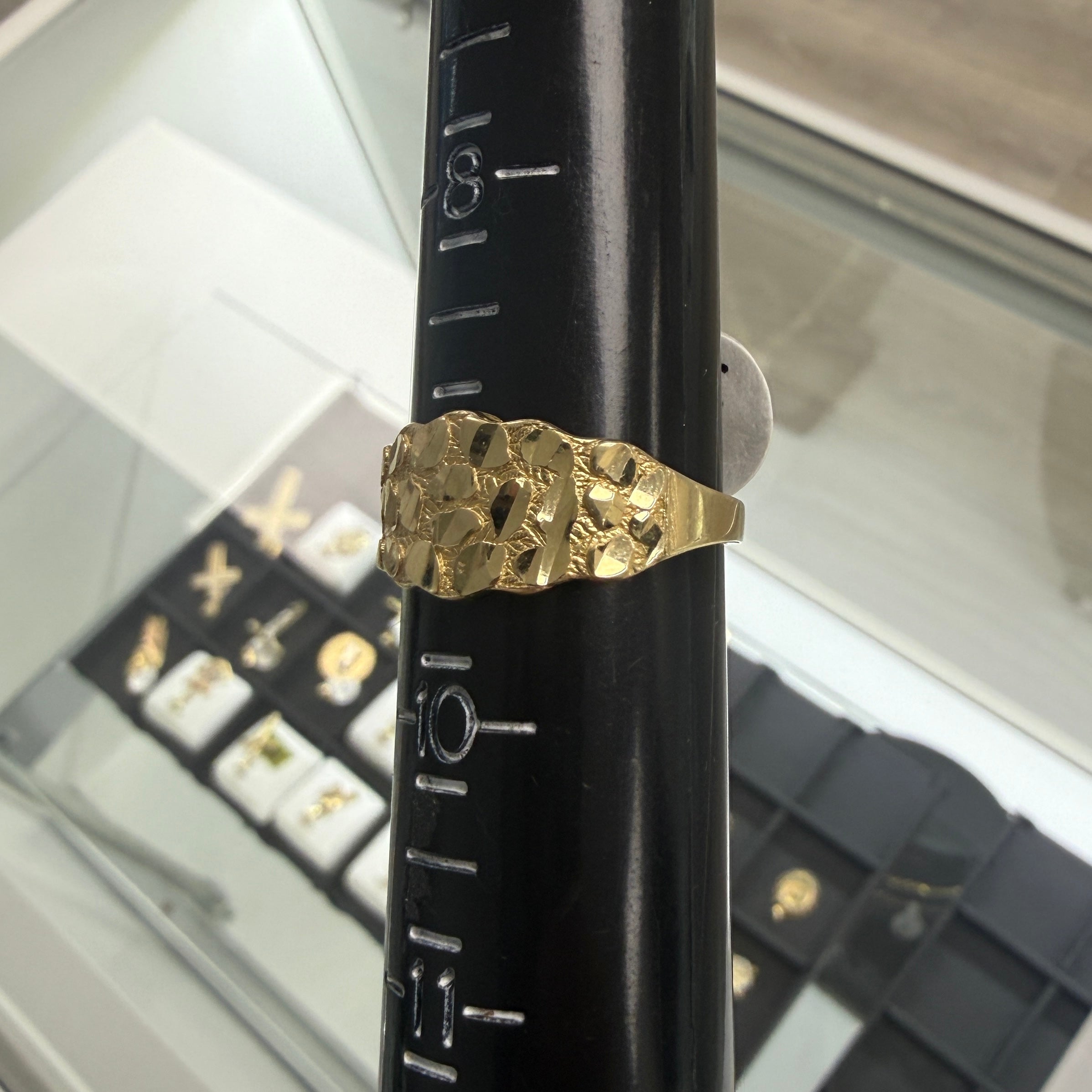 14k Gold Nugget Ring