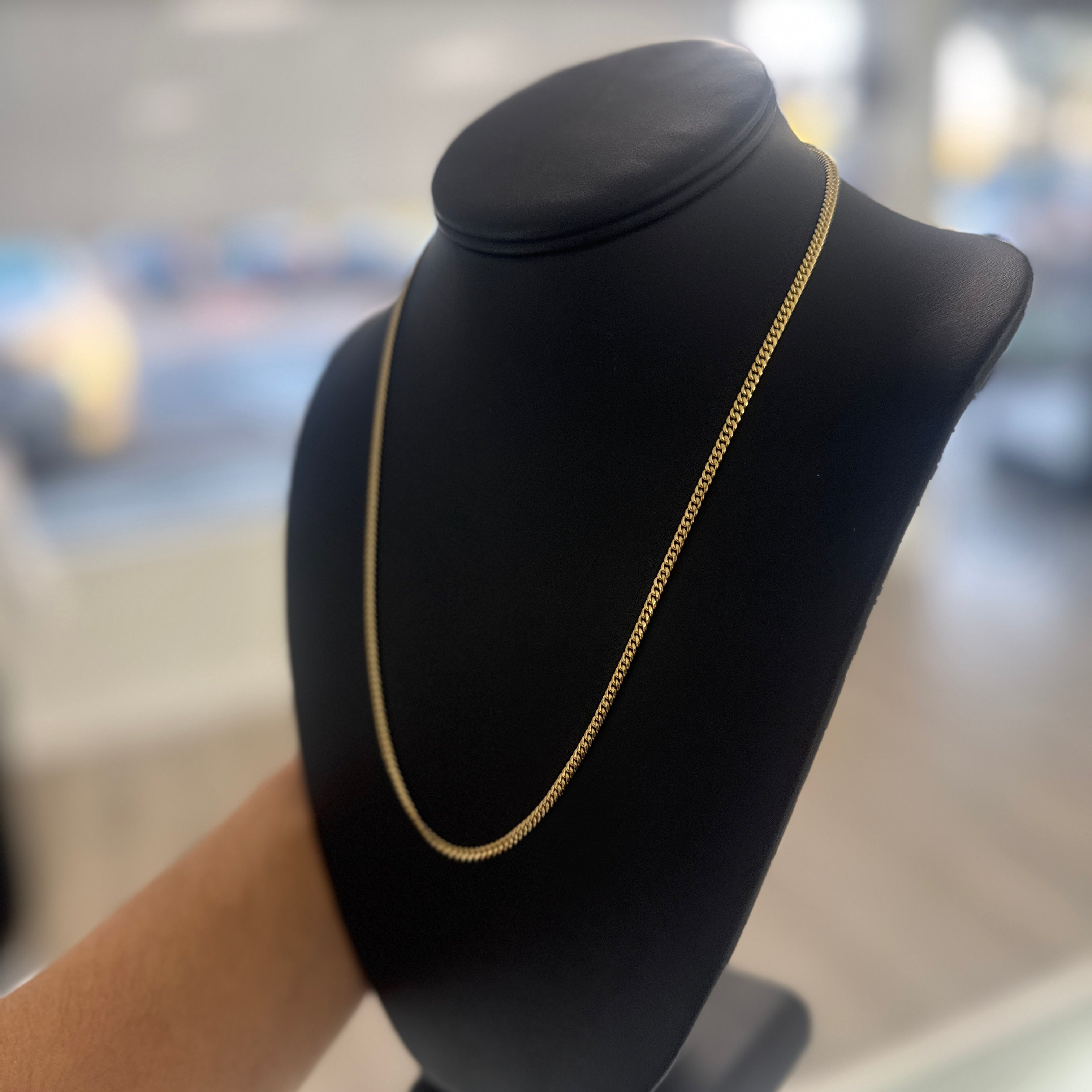 14k Gold 3mm Miami Cuban