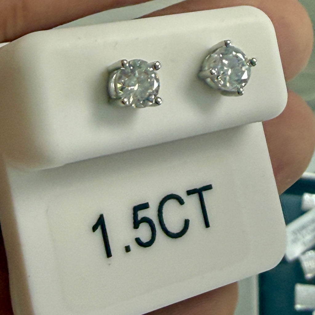 1.5 ct Moissanite Earrings