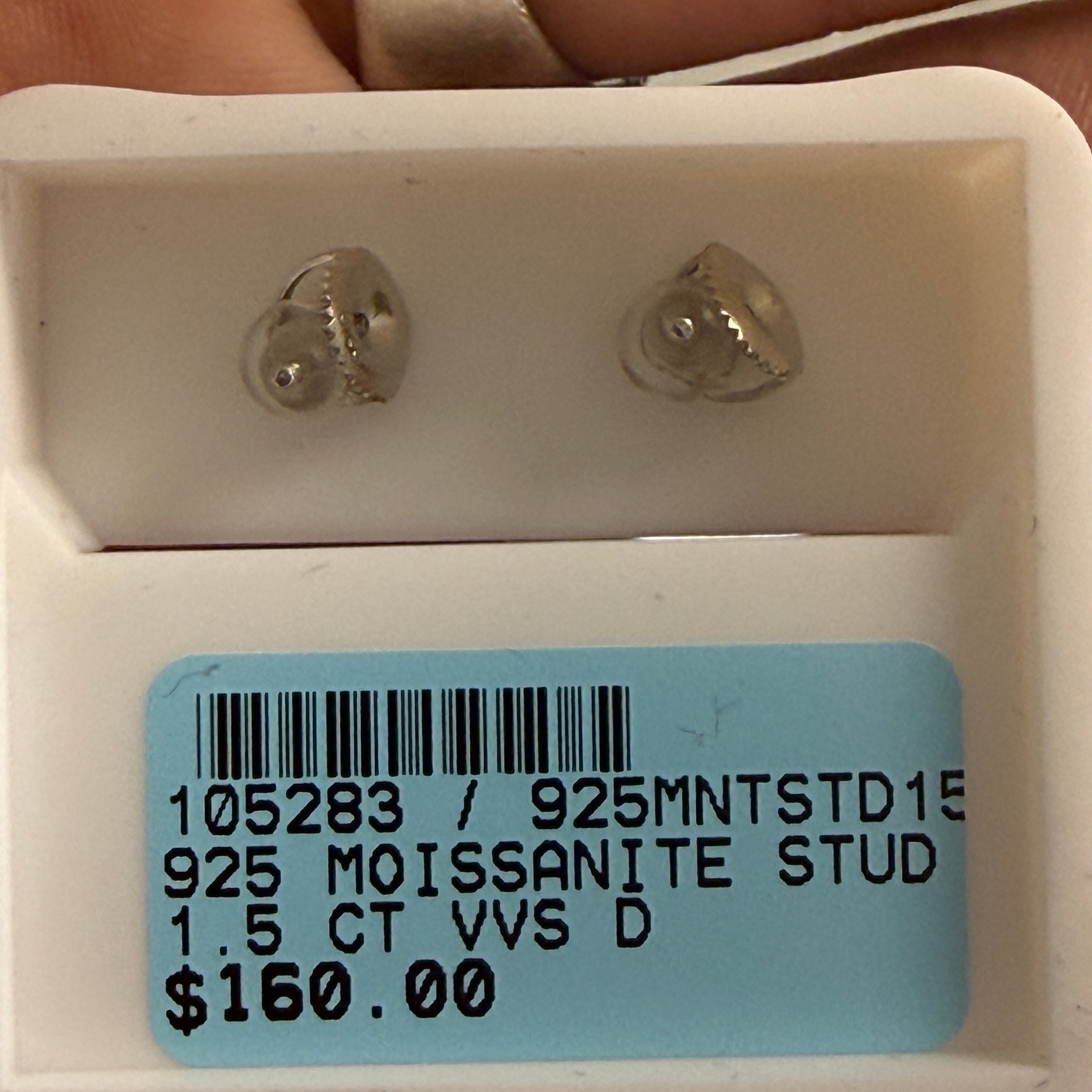 1.5 ct Moissanite Earrings
