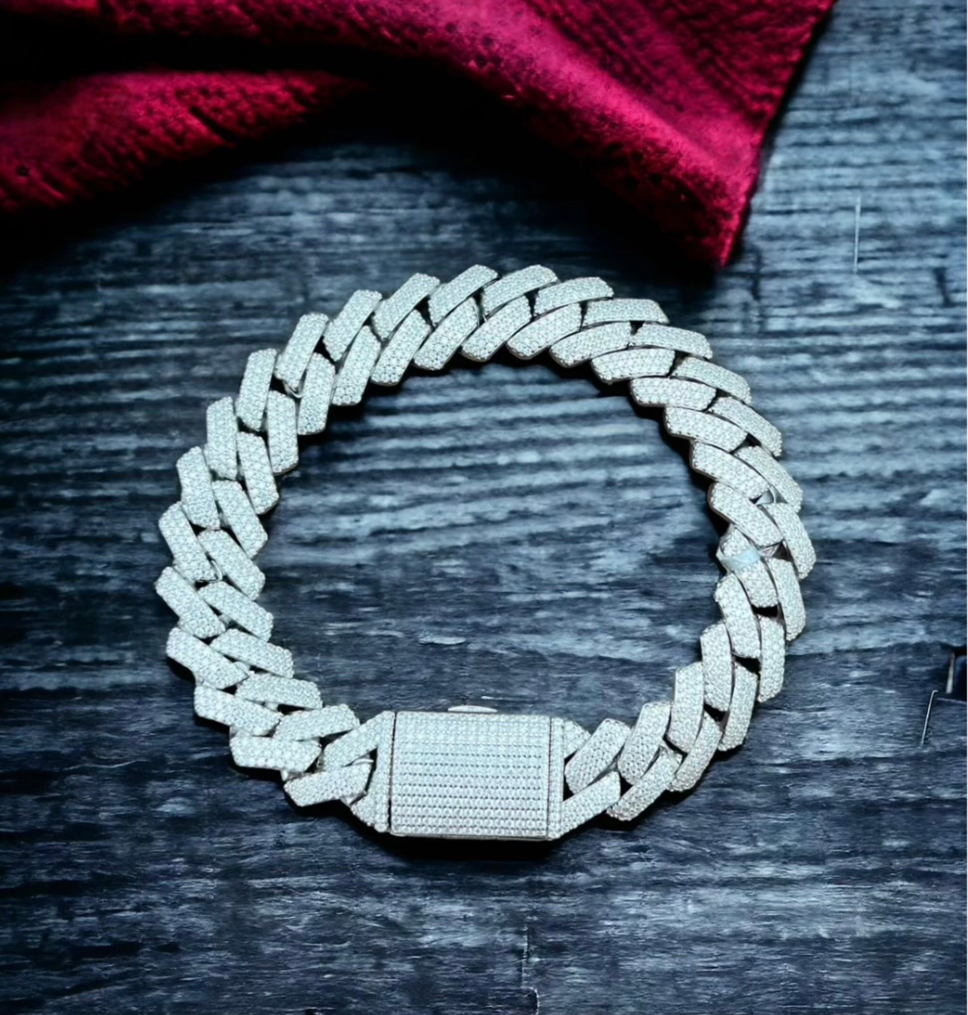 12mm Moissanite Bracelet