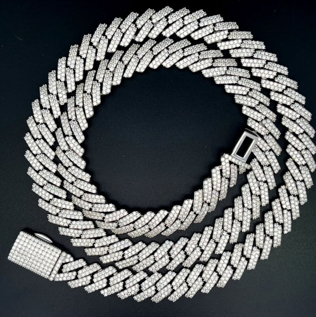 10mm Moissanite Chain