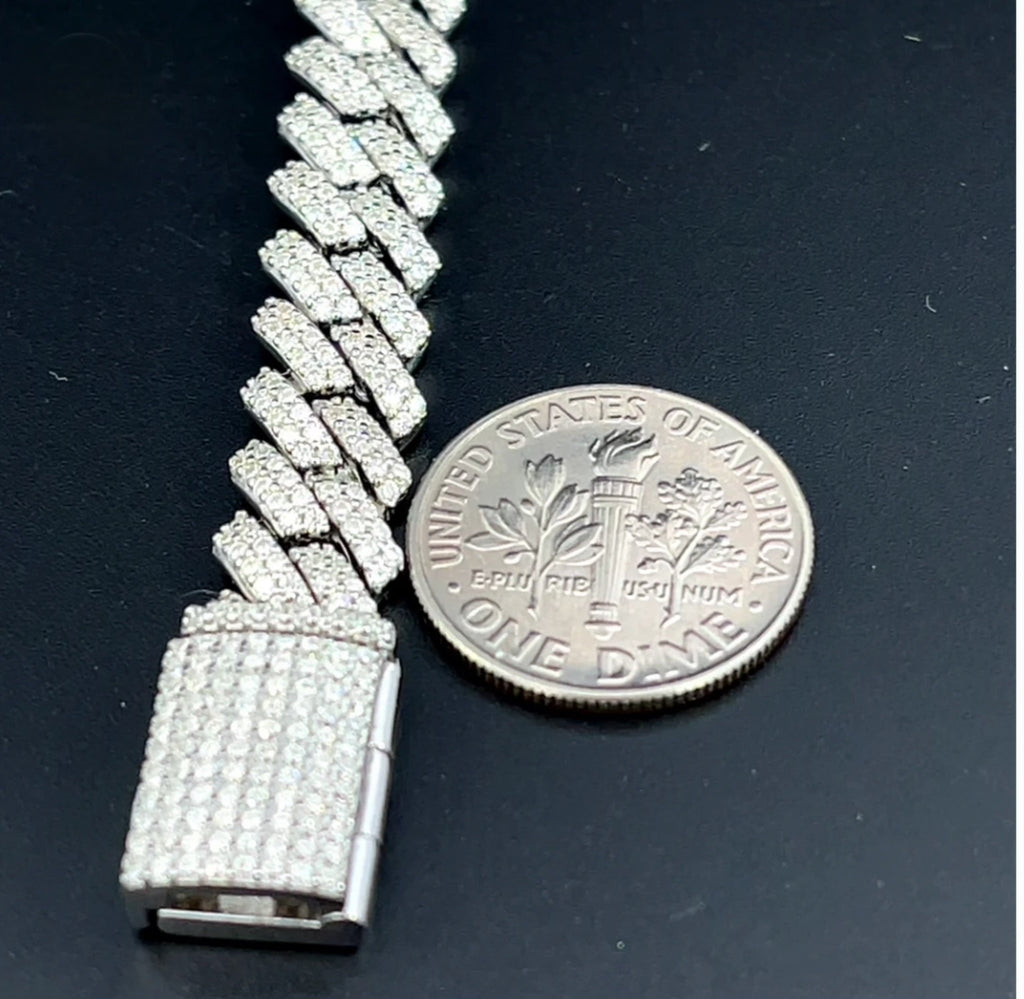 8mm Moissanite Chain